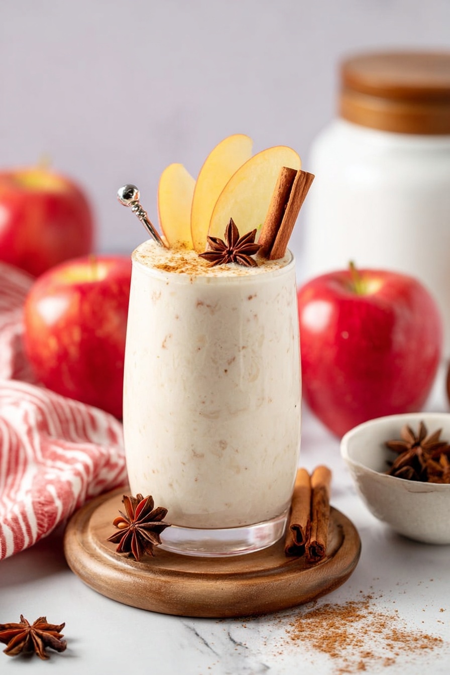 apple cider float - Serving Suggestion