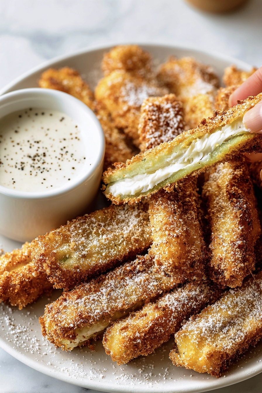 zucchini fries - Serving Suggestion