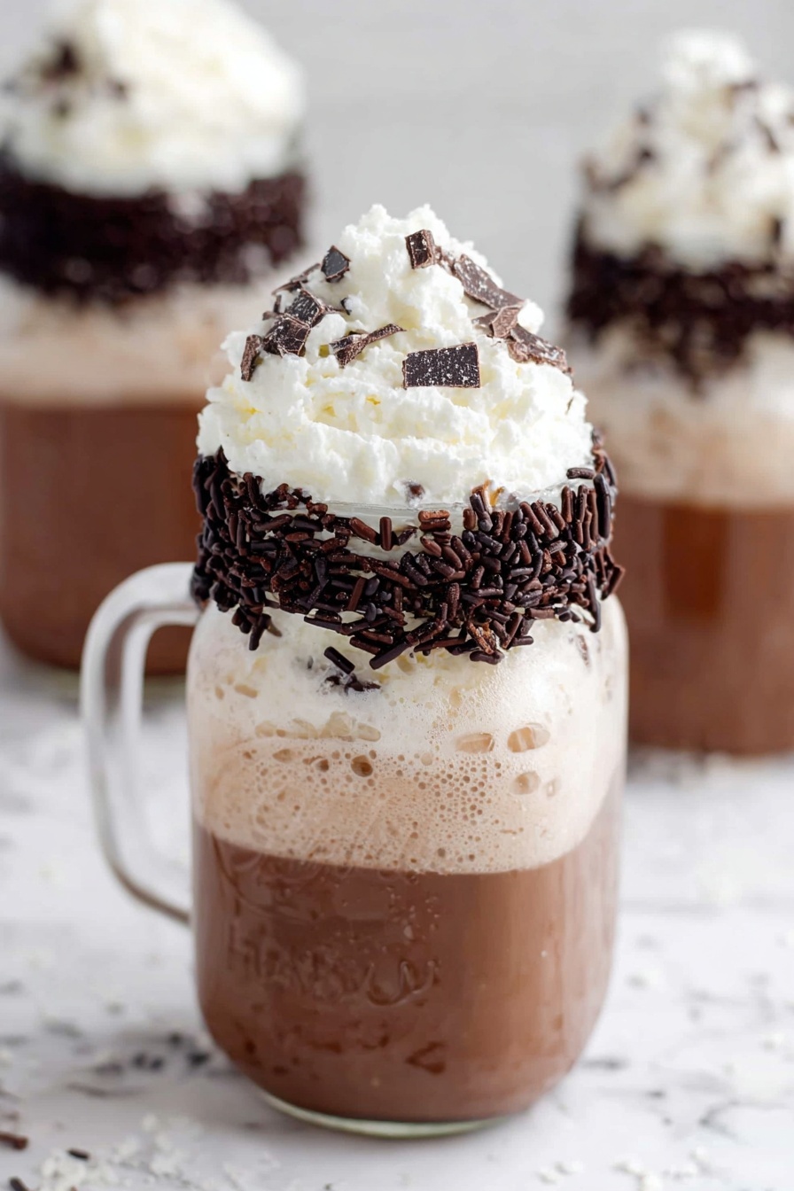 Adult Hot Chocolate - Serving Suggestion