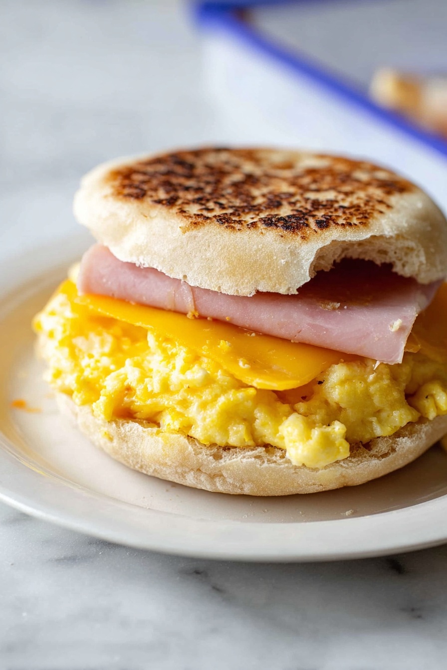 Egg Breakfast Sandwiches - Serving Suggestion
