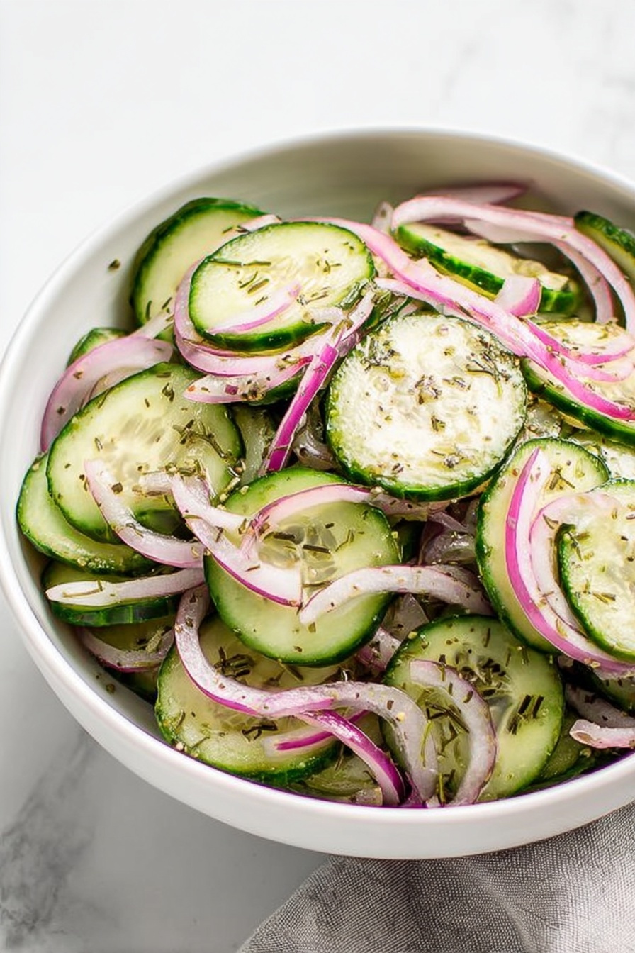 cucumber salad - Serving Suggestion
