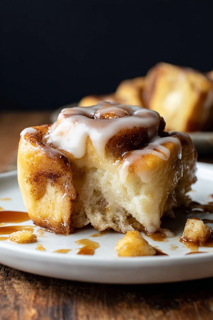 Apple Cinnamon Rolls - Serving Suggestion