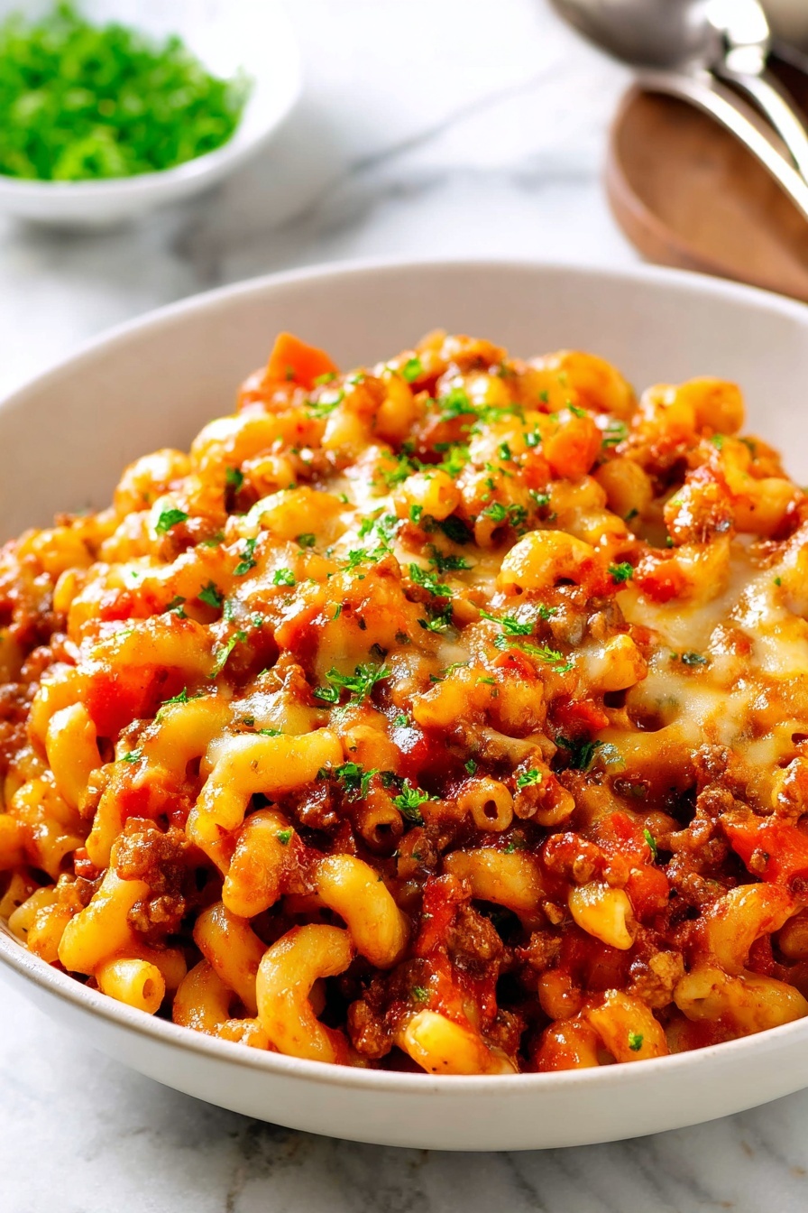 Chili Mac - Serving Suggestion