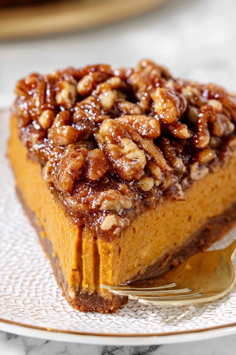 Pumpkin Pie Bars - Serving Suggestion