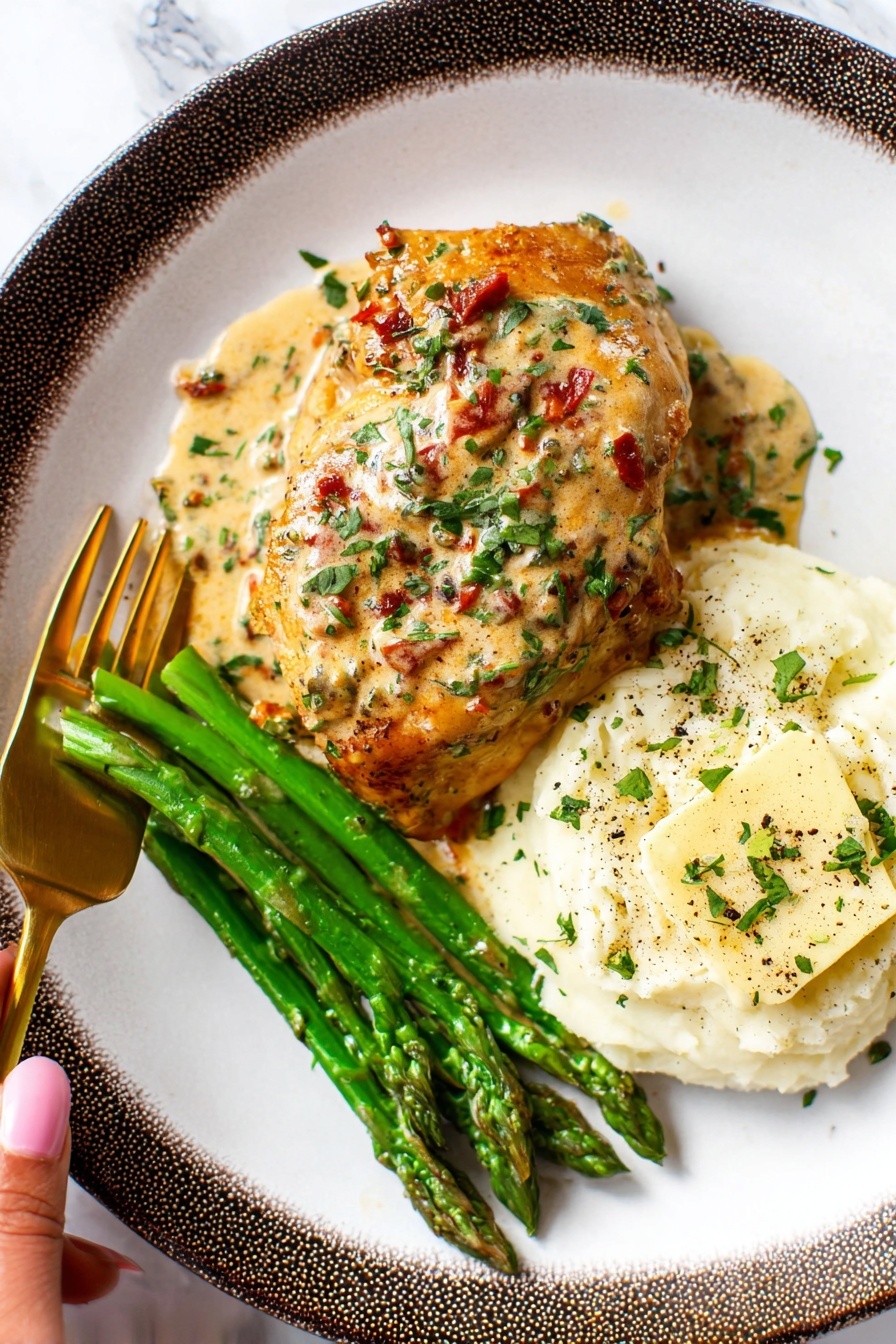 Cheddar Broccoli Chicken - Serving Suggestion