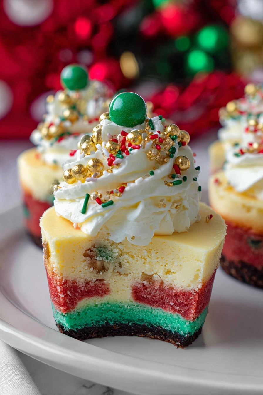 holiday cheesecake bites - Serving Suggestion