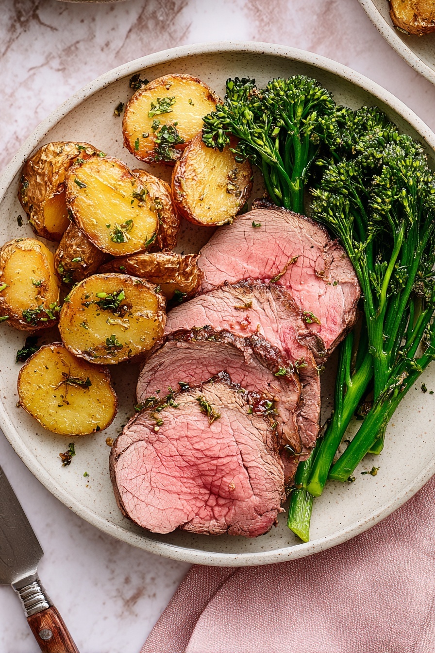 beef tenderloin herbs - Serving Suggestion