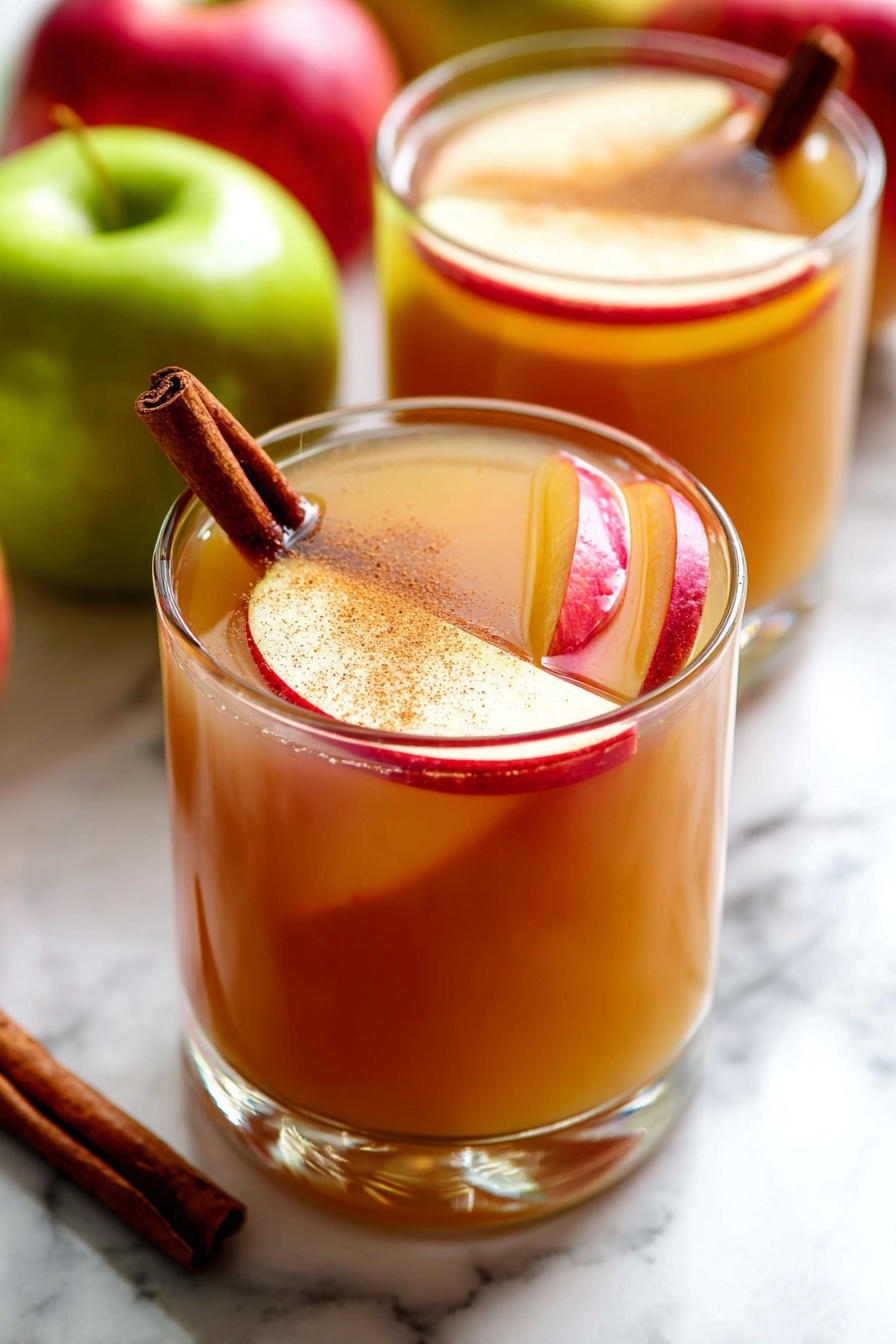 apple cider with spices - Serving Suggestion