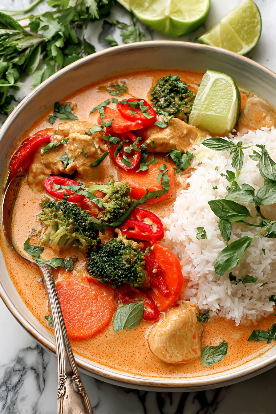 Thai Chicken Curry - Serving Suggestion