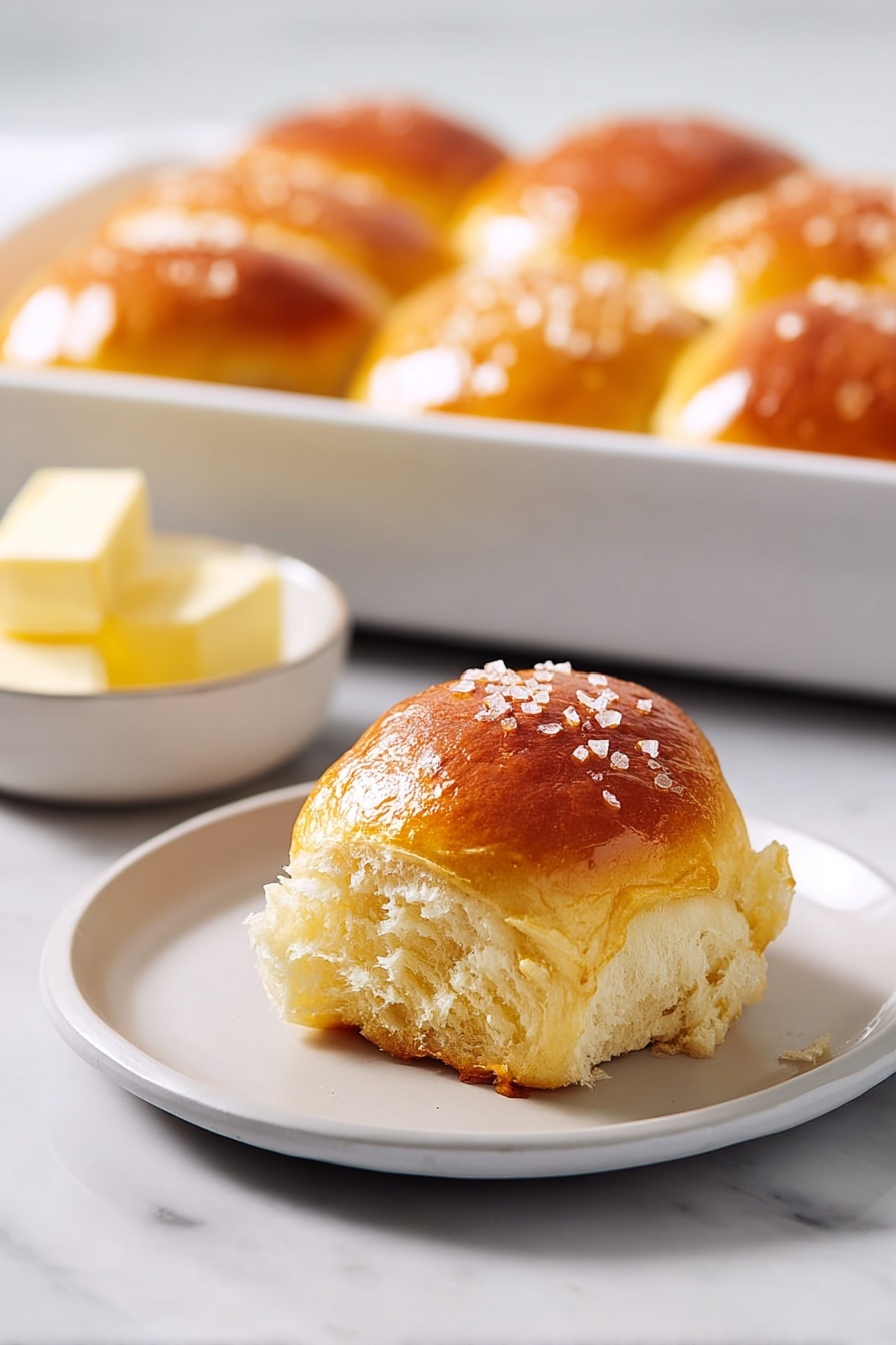 homemade dinner rolls - Serving Suggestion