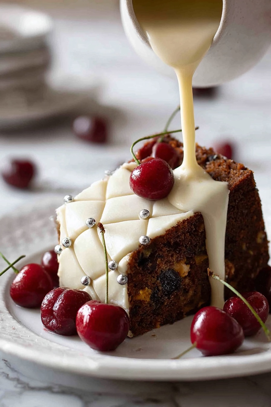 festive fruit cake - Serving Suggestion