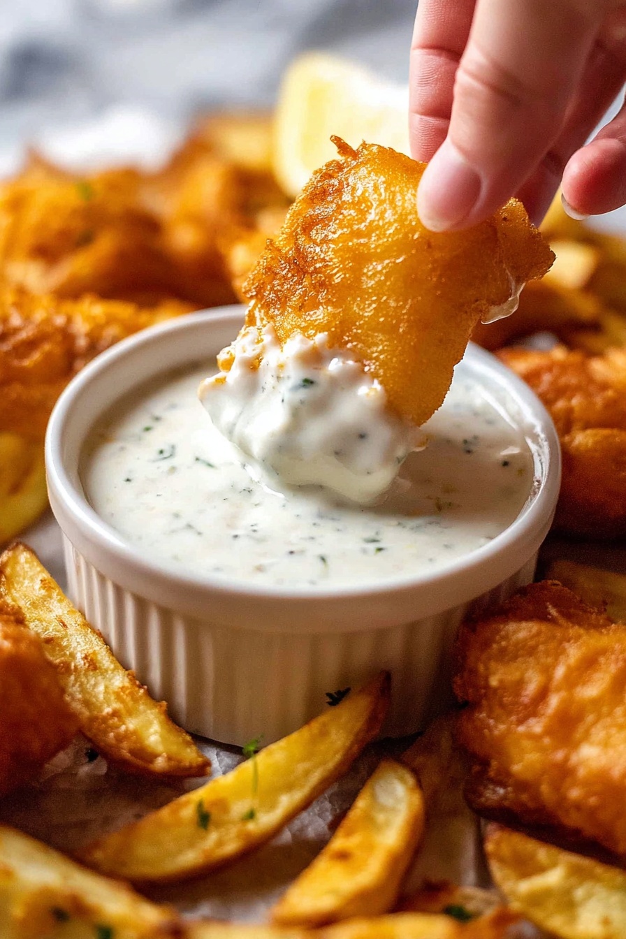 Two raw fish fillets lay flat on a white cutting board with a handle on the right side, placed on a white marbled surface. The fillets are pale pink with faint scale texture and a subtle shine. Above the fillets, near the top edge of the board, rests a sharp, shiny knife with a patterned blade. The knife is angled slightly with the tip pointing right. photo taken with an iphone --ar 2:3 --v 7