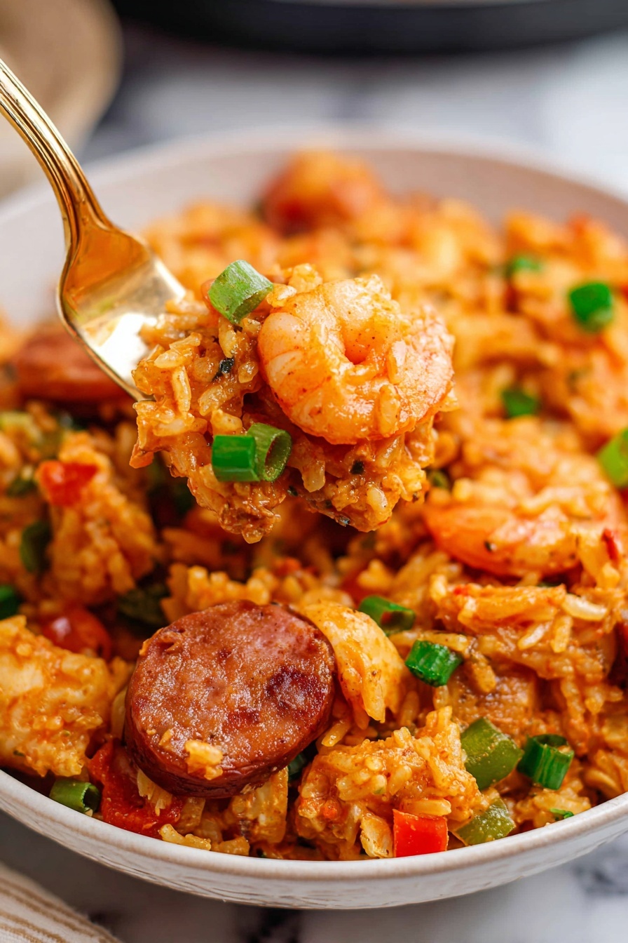 A white frying pan on a white marbled surface holds four distinct layers of chopped ingredients staying separate in four sections: the top left shows pale white chopped onions over browned sausage slices and light brown small chicken pieces, the top right has bright red diced bell peppers above the browned meat, the bottom left displays fresh green chopped bell peppers over the same meat mixture, and the bottom right mixes the browned meats with some orange tones from the peppers. Nearby on the marble surface are two whole bell peppers, one green and one red, and a bunch of green onions on the left side with a bowl of white rice partially in view at the top left. Photo taken with an iphone --ar 2:3 --v 7
